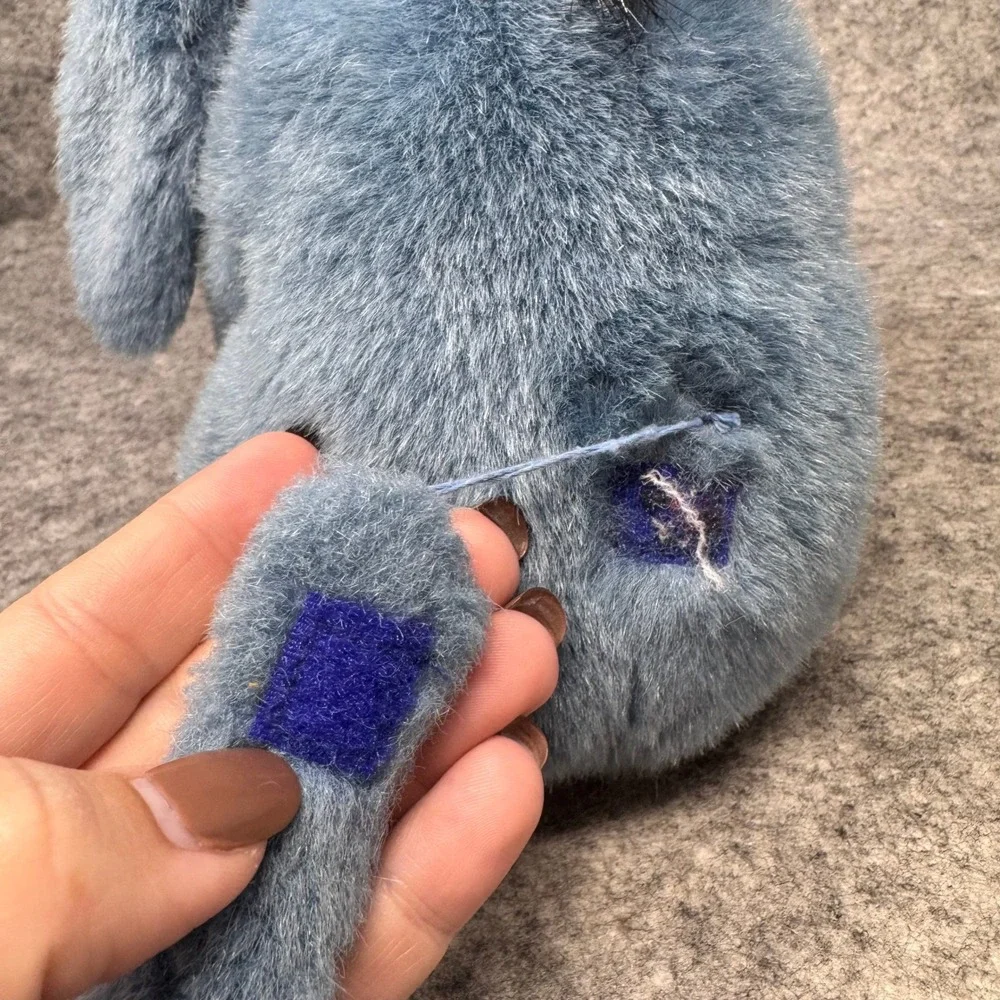 Disney Eeyore Plush Stuffed Animal Toy Sitting Blue Winnie the Pooh